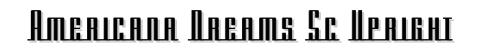 Americana Dreams SC Upright font